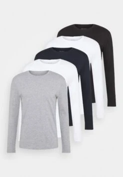 Pier One 5 Pack - Camiseta De Manga Larga - White/Dark Blu/Grey 18 Pier One 5 Pack - Camiseta De Manga Larga - White/Dark Blu/Grey -Pier One Ventas 0040d79b22c848e294c0eb73581cab32