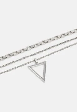 Pier One 3Pack - Collar - Silver-Coloured -Pier One Ventas 0939075566a74b089b462fd6f4c080a5