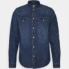 Pier One Denim - Camisa - Blue Denim