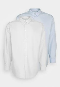 Pier One 2 Pack- Camisa Elegante - White/Light Blue -Pier One Ventas 1dcbc091ff00436fb7371d7394a1aa8f