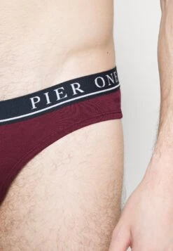 Pier One Branded Waistband Briefs 3 Pack - Braguitas - Dark Blue /Green/Bordeaux -Pier One Ventas 208437927cd54529b2ae47a824e20a21