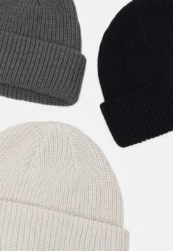 Pier One Unisex 3 Pack - Gorro - Black/Dark Grey/Off-White/ -Pier One Ventas 227c946f16e945278f07dcddf0a935a2