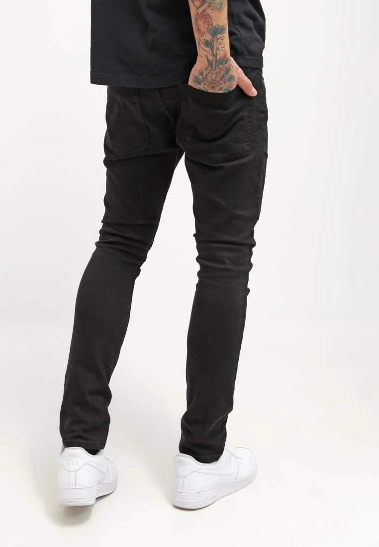Pier One Vaqueros Slim Fit - Black Denim 5 Pier One Vaqueros Slim Fit - Black Denim - Imagen 3