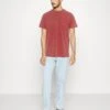Pier One 5 Pack - Camiseta Básica - Off-White/Lilac/Light Red