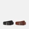 Pier One 2 Pack - Cinturón - Brown/Black -Pier One Ventas 3460666fa3784f91aa1eb7fe7aadcc06