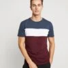 Pier One Camiseta Estampada - Bordeaux / Dark Blue -Pier One Ventas 4b3dafcec25c471fabe30e21c69b1ebf