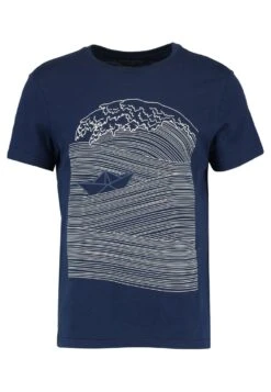 Pier One Camiseta Estampada - Dark Blue/White -Pier One Ventas 4cc9341a476c4defa398ea435414ecfc