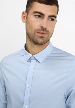 Pier One 2 Pack - Camisa Elegante - Light Blue/Dark Blue -Pier One Ventas 5ecc9a8b654d4ad789195b86f92aa59f