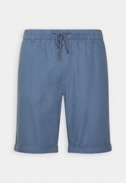 Pier One Linen Blend Drawcord Shorts- Shorts - Blue -Pier One Ventas 609305b411ae4fd897e85e7620e5b545