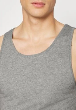 Pier One Rib Vestlue - Camiseta Interior - Grey/White/Blue -Pier One Ventas 651f5eab990948179a19a8d8a182168d