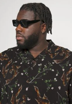 Pier One Asian Print Resort - Camisa -Black -Pier One Ventas 666a2720beb548beb94f440457a8daa5