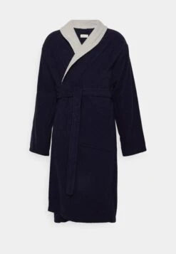 Pier One Shawl Towel Bathrobe - Albornoz -Dark Blue -Pier One Ventas 67f610d064e84b5daaa9a12f82d45b4b