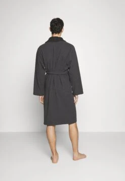 Pier One Shawl Towel Bathrobe - Albornoz - Dark Grey -Pier One Ventas 6950796cf97f4b2b92c37a9b8d214b31