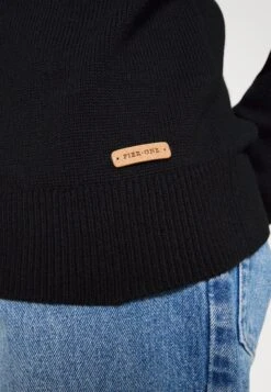 Pier One Structure Block High Collar - Chaqueta De Punto - Black -Pier One Ventas 6a3d75ac81f349948e6db8598e9da725