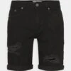 Pier One Shorts Vaqueros - Black -Pier One Ventas 6a5f776f052149fab21c0f7a06b3f55c