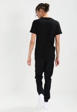 Pier One Cuffed Skinny Trouser- Pantalones Cargo - Black -Pier One Ventas 6dbb3ccb81194a9bbe12e1a747acd7c6