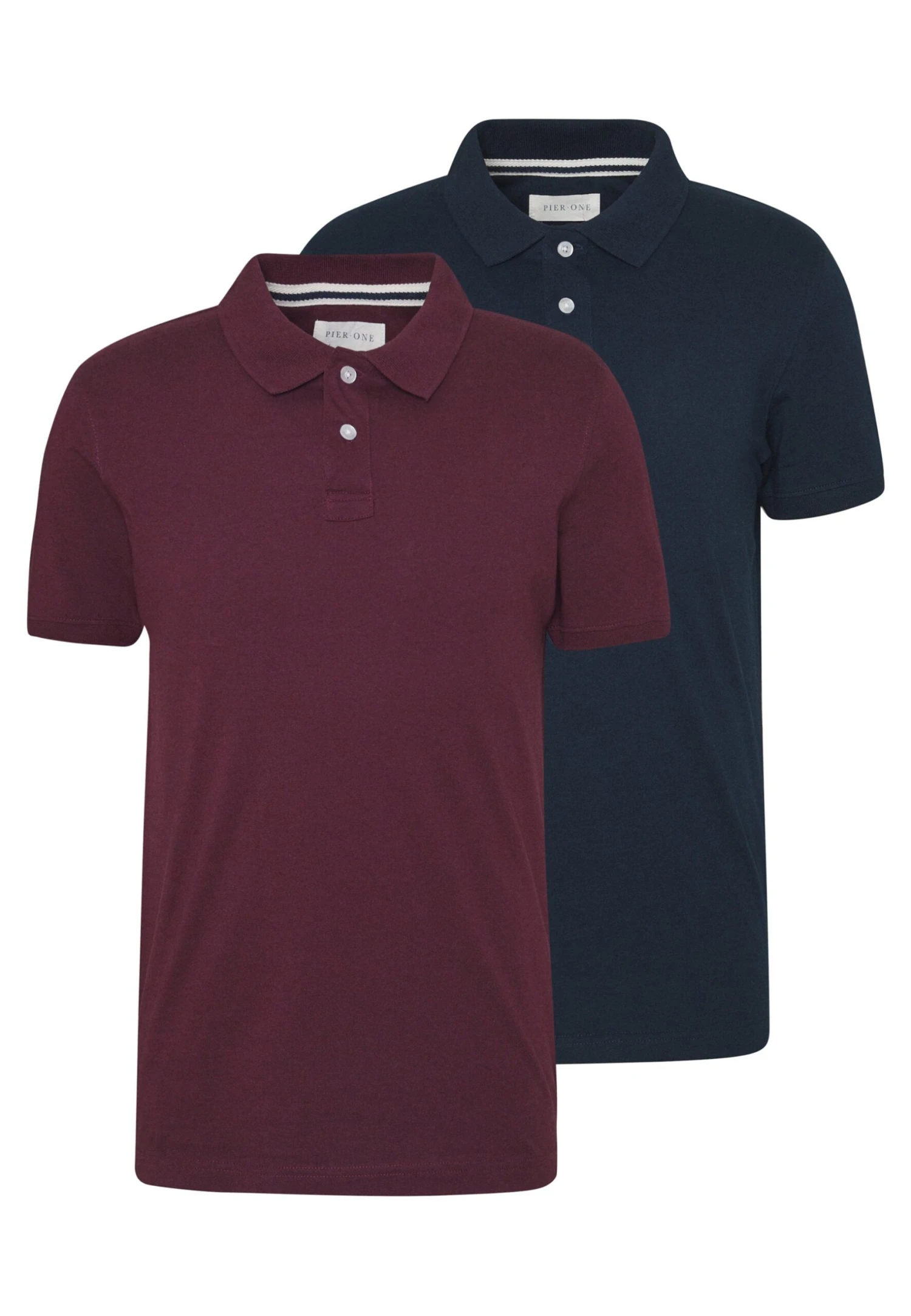 Pier One 2 Pack - Polo - Dark Blue/Bordeaux 7 Pier One 2 Pack - Polo - Dark Blue/Bordeaux - Imagen 5