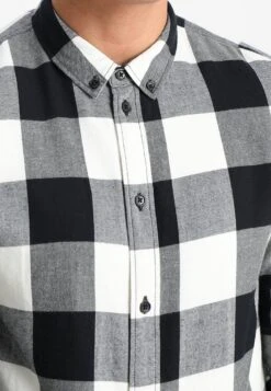 Pier One Camisa - Black/White -Pier One Ventas 792202892c924927b2989305ff572f55