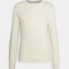 Pier One Basic Crewneck - Jersey De Punto - Off White -Pier One Ventas 7ef1077363aa4f3da9c083ab2f9f8bb8