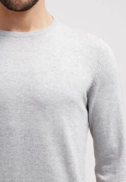 Pier One Basic Crewneck - Jersey De Punto - Light Grey -Pier One Ventas 84bce05096b94c09b9c8a396de30ba85