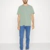 Pier One 5 Pack - Camiseta Básica - Mint/Off-White/Khaki -Pier One Ventas 8661a902cd334840a9eebd6ef8902f31