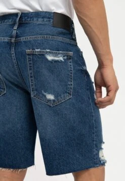 Pier One Shorts Vaqueros - Dark Blue Denim -Pier One Ventas 87967f7777b341e69e97f39a26d44312