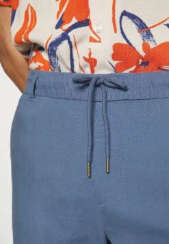 Pier One Linen Blend Drawcord Shorts- Shorts - Blue -Pier One Ventas 87c8fc6ffcc340718daf1bf023c8502d