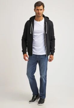 Pier One 2 Pack - Camiseta Básica - White/Black