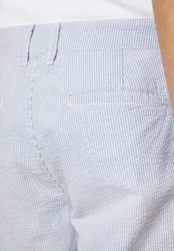 Pier One Pleated Seersucker Short - Shorts - Blue -Pier One Ventas 9511fb9334b8406c8dc31dbeff7d97b9