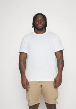 Pier One 5 Pack - Camiseta Básica - White/Mottled Dark Grey/Bordeaux -Pier One Ventas 99fb52e559444efb94d734fd053fd8ff