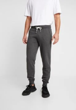 Pier One Pantalones Deportivos - Mottled Dark Grey