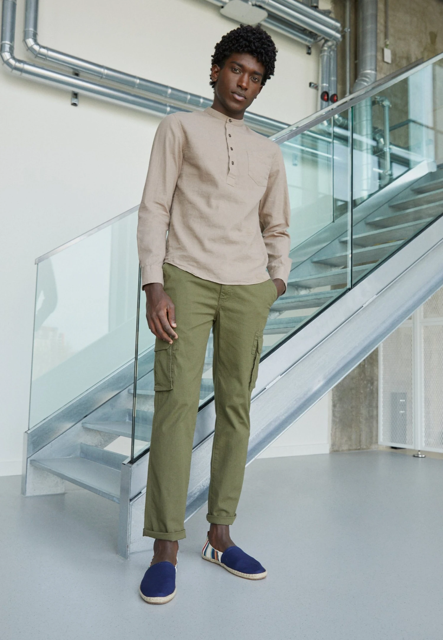 Pier One Pantalones Cargo -Olive 3 Pier One Pantalones Cargo -Olive