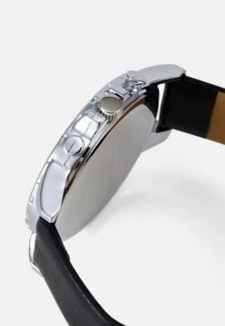 Pier One Reloj - Black/Silver-Coloured -Pier One Ventas a405f32d91574594bfe0eb57bcbec044