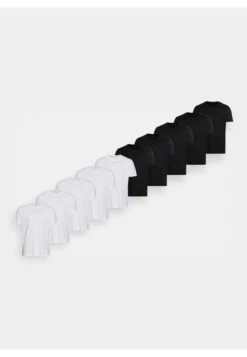 Pier One 10 Pack - Camiseta Básica - White/Black -Pier One Ventas a47858ffbc3a4fd8908751110de7e4fb