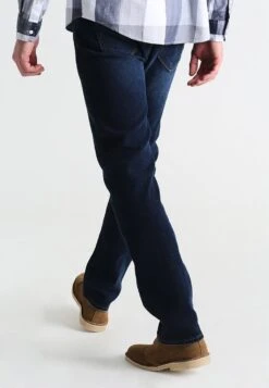 Pier One Basic - Vaqueros Rectos - Dark Blue Denim -Pier One Ventas a4ebfb4549ae43cc8fd6ef9a34b37b32