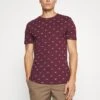 Pier One Camiseta Estampada - Bordeaux