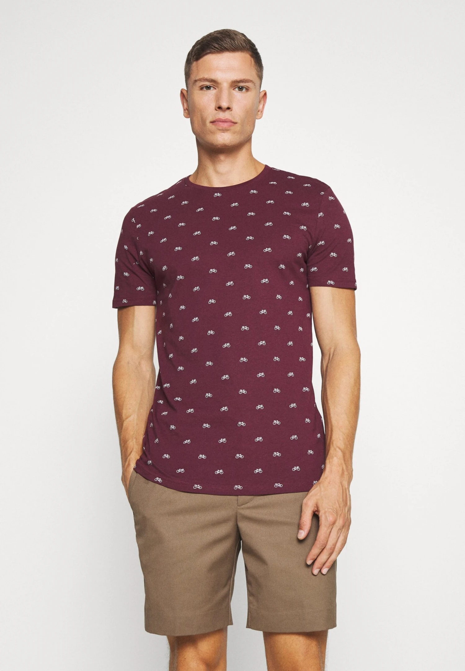 Pier One Camiseta Estampada - Bordeaux 3 Pier One Camiseta Estampada - Bordeaux