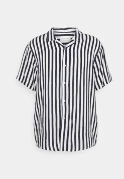 Pier One Camisa - Dark Blue/White -Pier One Ventas a92b641629e84e7e8e48e2cedae29cd6