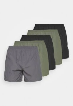 Pier One 5 Pack - Boxer - Black/Khaki/Dark Grey -Pier One Ventas aabf1b6cd2d84a338064454393e5f372