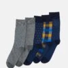 Pier One 5 Pack - Calcetines - Yellow/Dark Blue/Grey -Pier One Ventas b007253874864f13810eb266ab954999