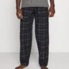 Pier One Pantalón De Pijama - Black/Blue -Pier One Ventas b527a652e7324f71b5550e53fc0bfef6