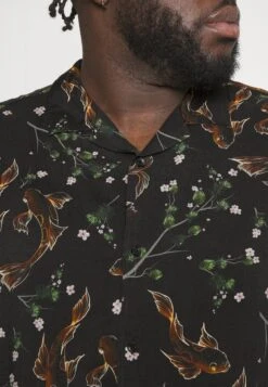 Pier One Asian Print Resort - Camisa -Black -Pier One Ventas b5f7243596e14f49a1306bb57650336c