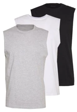 Pier One 3 Pack - Camiseta Básica - Grey/White/Black 16 Pier One 3 Pack - Camiseta Básica - Grey/White/Black -Pier One Ventas b7095e703ec24c8694069d82098fed74