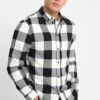 Pier One Camisa - Black/White -Pier One Ventas c00c1a645db34dd993cad782284ff6ec