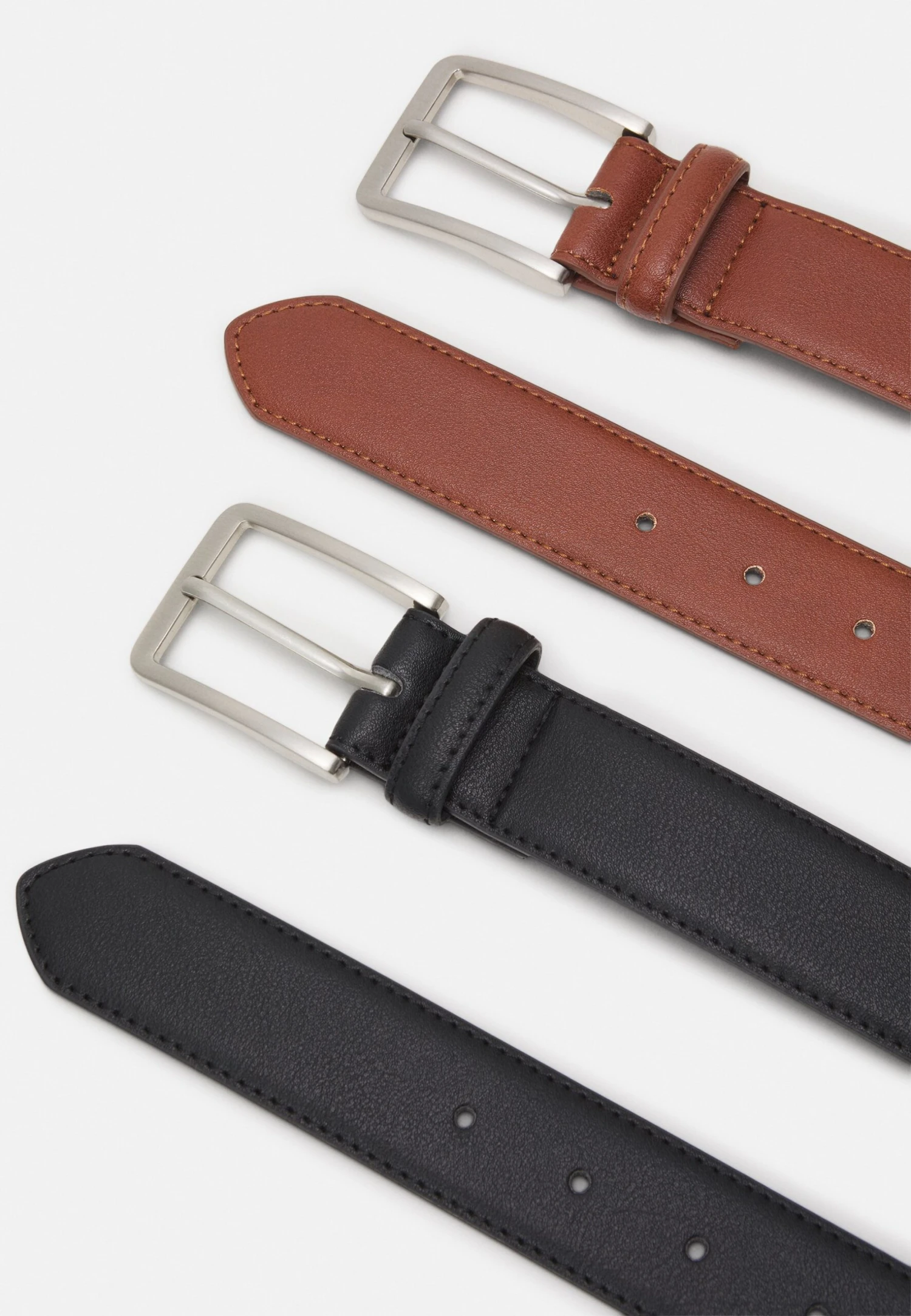 Pier One 2 Pack - Cinturón - Brown/Black 4 Pier One 2 Pack - Cinturón - Brown/Black - Imagen 2