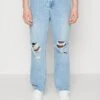 Pier One Distress On Knees - Vaqueros Boyfriend - Light Blue Denim -Pier One Ventas c70e5d5afc5f4fc1bdf2398420fe8195
