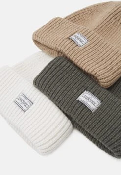 Pier One Unisex 3 Pack - Gorro - Beige/Green/White -Pier One Ventas c78d226f097e408aa23b2914e8a56ff4