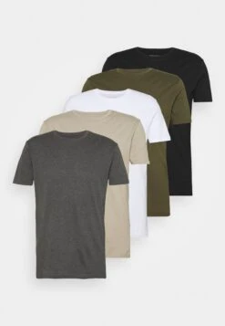 Pier One 5 Pack - Camiseta Básica - White/Dark Grey/Black 14 Pier One 5 Pack - Camiseta Básica - White/Dark Grey/Black -Pier One Ventas c8b9f5cce9884e23aebd3711252e2349