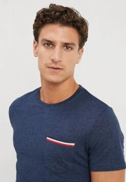 Pier One Camiseta Básica - Mottled Dark Blue -Pier One Ventas cf0b128f23eb42d29f229a8b186e6078
