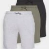 Pier One 3 Pack - Pantalón De Pijama - Black/Mottled Grey/Khaki -Pier One Ventas cfd63269131c47ba85b5a0772f5e7b9f